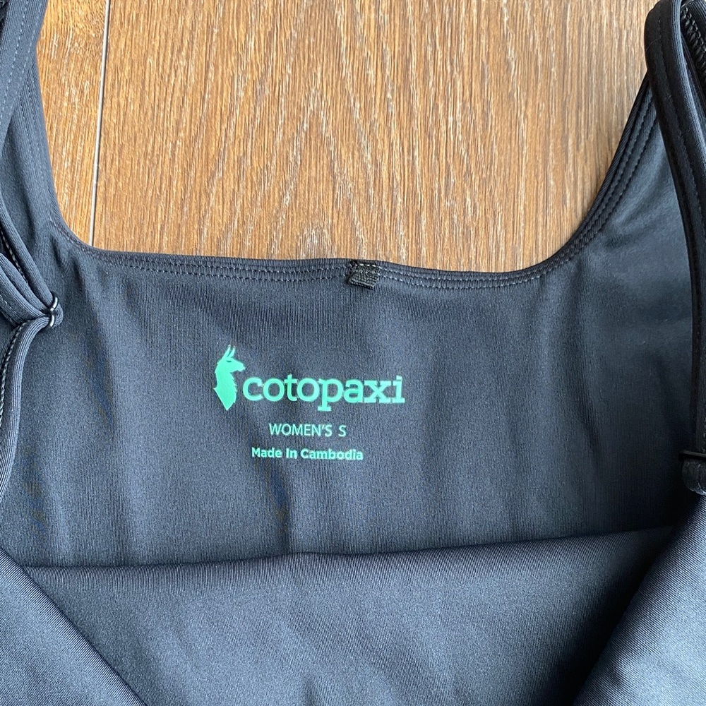 Cotopaxi Muevo Bodysuit Black Women’s Size Small Activewear One Piece - Picture 5 of 7